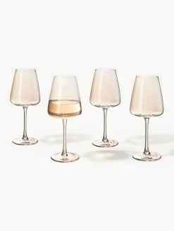 Outlet Copas de vino blanco sopladas Ellery, 4 uds. Copas De Vino|Vajillas Completas