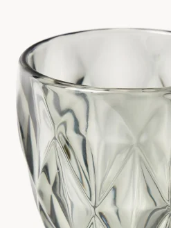 Copas De Vino|Vajillas Completas></noscript>Westwing Collection Copas de vino con patrón texturizado Colorado, 4 uds. Gris
