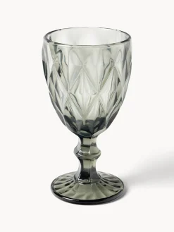 Copas De Vino|Vajillas Completas></noscript>Westwing Collection Copas de vino con patrón texturizado Colorado, 4 uds. Gris