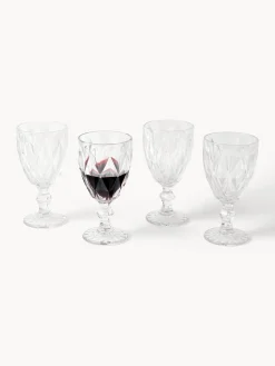 Copas De Vino|Vajillas Completas></noscript>Westwing Collection Copas de vino con patrón texturizado Colorado, 4 uds. Transparente