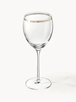 Copas De Vino|Vajillas Completas>Armani Casa Copas de vino de cristal con decoración dorada Dvorak, 6 uds.