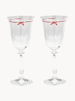 New Copas de vino de cristal Bistro, 2 uds. Copas De Vino|Vajillas Completas