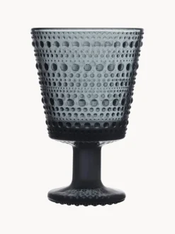 Copas De Vino|Vajillas Completas>iittala Copas de vino Kastehelmi, 2 uds. Gris oscuro transparente