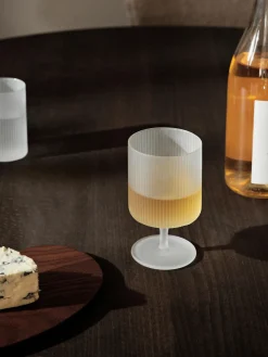 Best Copas de vino sopladas con relieves Ripple, 2 uds. Copas De Vino|Vajillas Completas