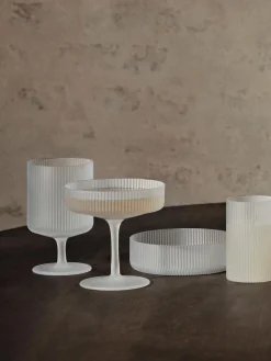 Best Copas de vino sopladas con relieves Ripple, 2 uds. Copas De Vino|Vajillas Completas