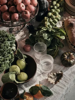 Copas De Vino|Vajillas Completas>Ferm Living Copas de vino sopladas con relieves Ripple, 2 uds. Transparente brillante