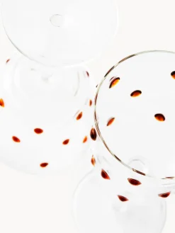 Copas de vino sopladas de vidrio borosilicato Nob, 2 uds. Copas De Vino|Vajillas Completas