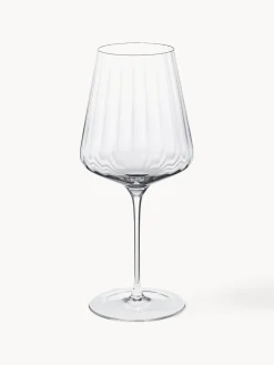 Sale Copas de vino tinto de cristal con relieves Bernadotte, 6 uds. Copas De Vino|Menaje De Mesa