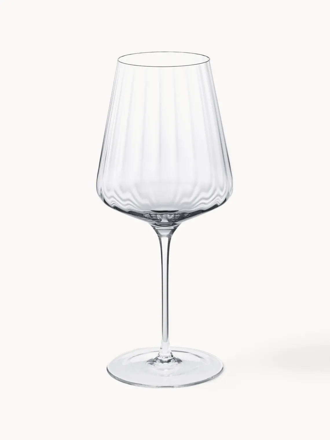Sale Copas de vino tinto de cristal con relieves Bernadotte, 6 uds. Copas De Vino|Menaje De Mesa