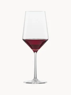 New Copas de vino tinto de cristal Pure, 2 uds. Copas De Vino|Vajillas Completas