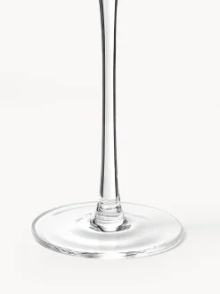 Online Copas flauta de champán artesanales con relieves Cami, 4 uds. Copas De Champagne|Vajillas Completas