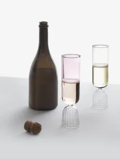 Copas De Champagne|Vajillas Completas>ICHENDORF Copas flauta de champán artesanales Tutu, 2 uds.