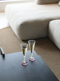 Copas De Champagne|Vajillas Completas></noscript>&k Amsterdam Copas flauta de champán artesanal Curve, 2 uds.