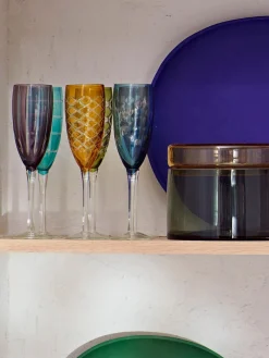 Copas De Champagne|Menaje De Mesa>POLSPOTTEN Copas flauta de champán Cuttings, 6 uds.