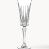 Copas De Champagne|Vajillas Completas>RCR Copas flauta de champán de cristal con relieve Timeless, 6 uds.