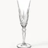 Best Copas flauta de champán de cristal con relieve Melodia, 6 uds. Copas De Champagne|Vajillas Completas