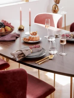 Online Copas flauta de champán de cristal Power, 6 uds. Copas De Champagne|Vajillas Completas