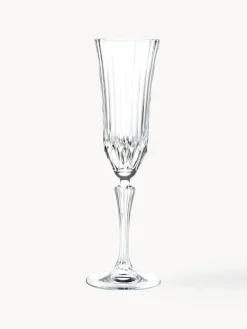 Copas De Champagne|Vajillas Completas>RCR Copas flauta de champán de cristal con relieve Adagio, 6 uds.