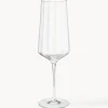 Copas De Champagne|Vajillas Completas>GEORG JENSEN Copas flauta de champán de cristal con relieves Bernadotte, 6 uds.