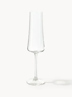 Clearance Copas flauta de champán de cristal Gwenda, 6 uds. Copas De Champagne|Vajillas Completas