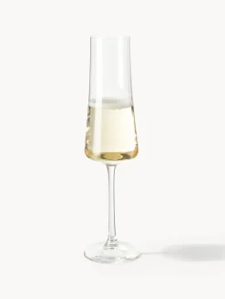 Clearance Copas flauta de champán de cristal Gwenda, 6 uds. Copas De Champagne|Vajillas Completas