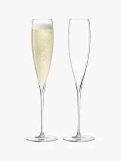 Copas flauta de champán sopladas Savoy, 2 uds. Copas De Champagne|Vajillas Completas