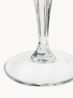 Discount Copas pompadour de champán de cristal con relive Opera, 6 uds. Copas De Champagne|Vajillas Completas