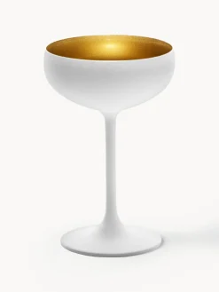 Discount Copas pompadour de champán de cristal Elements, 6 uds. Copas De Champagne|Vajillas Completas