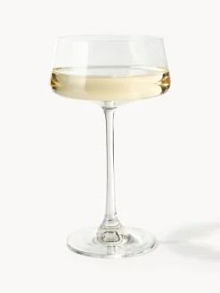 Vajillas Completas|Copas De Champagne>Westwing Collection Copas pompadour de champán de cristal Gwenda, 6 uds.