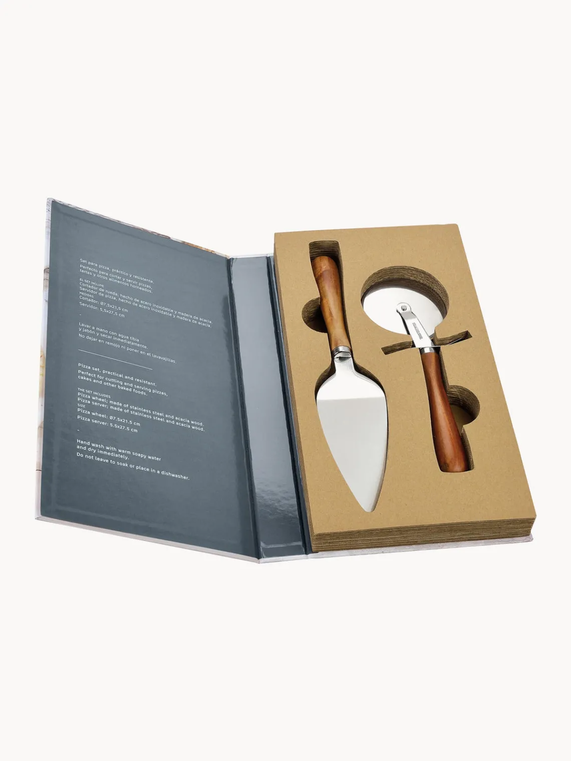 Artículos De Cocina|Utensilios De Cocina>Andrea House Cortador y servidor de pizza Belli, 2 pcs.