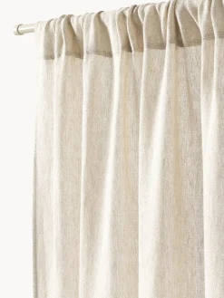 Online Cortina semitransparente con dobladillo Harmony, 2 uds. Cortinas Y Visillos|Mantas