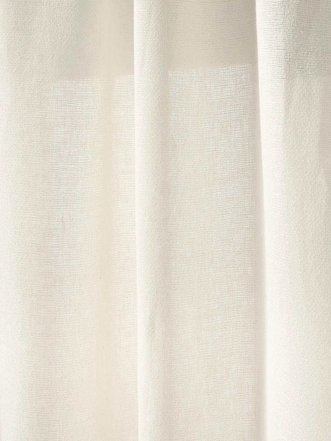 Cortinas Y Visillos|Mantas>Westwing Collection Cortina semitransparente con dobladillo Harmony, 2 uds. Blanco Off White