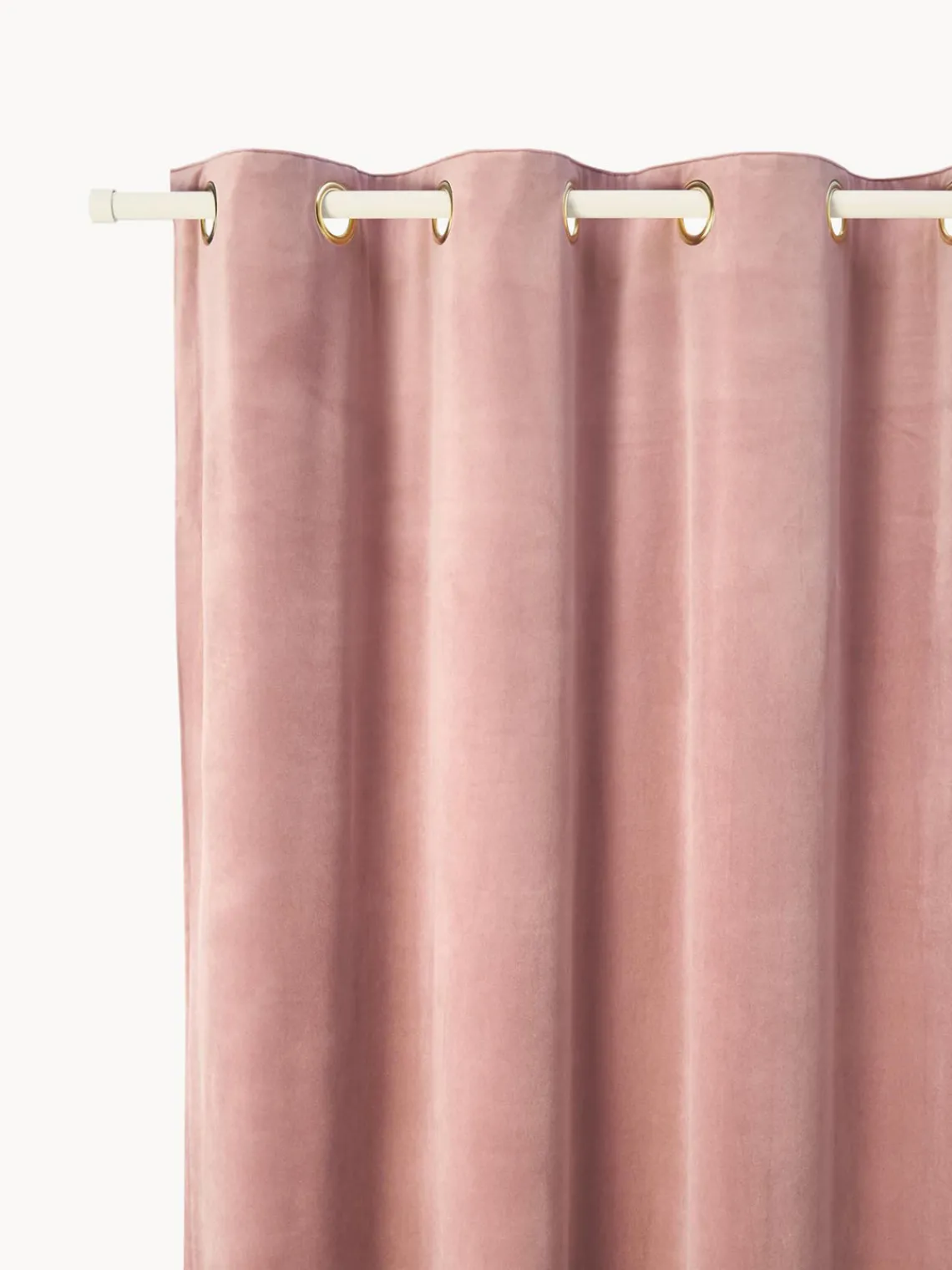 Clearance Cortinas de terciopelo oscuras con ojales Rush, 2 uds. Cortinas Y Visillos|Mantas