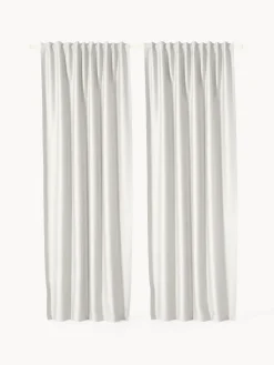 Clearance Cortinas opacas con multibanda Asher, 2 uds. Cortinas Y Visillos|Mantas