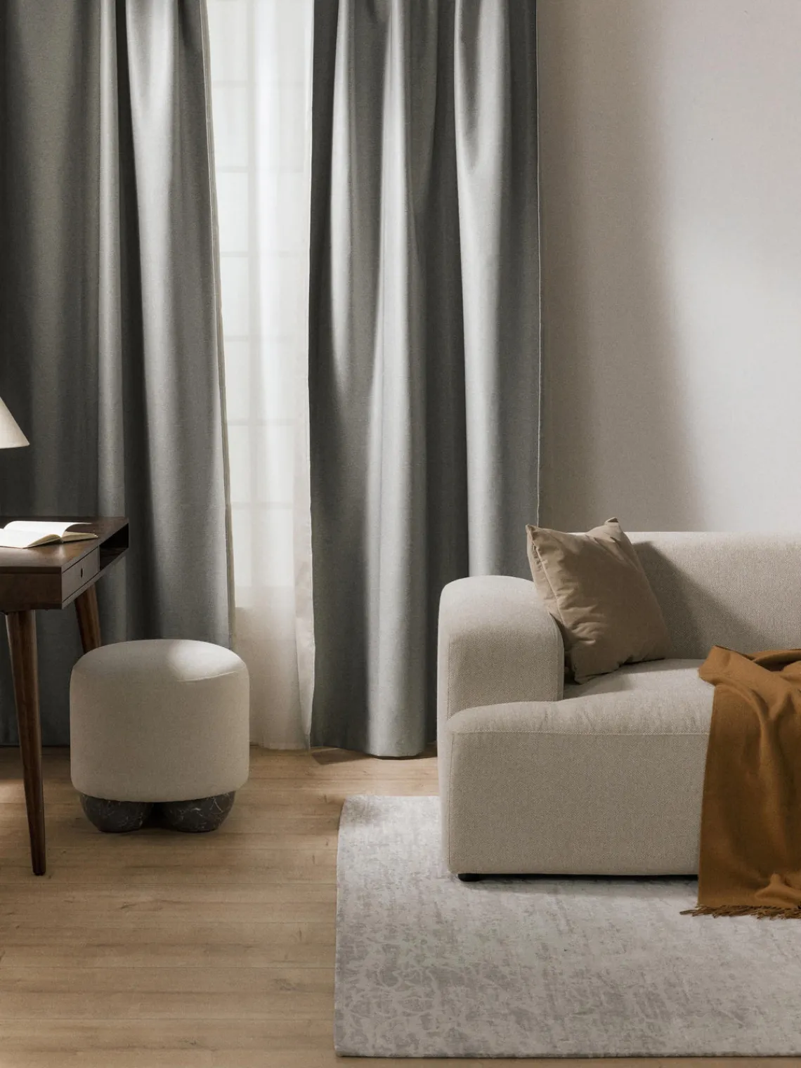 Cortinas opacas con multibanda Asher, 2 uds. Cortinas Y Visillos|Mantas