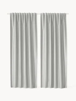 Cortinas opacas con multibanda Asher, 2 uds. Cortinas Y Visillos|Mantas