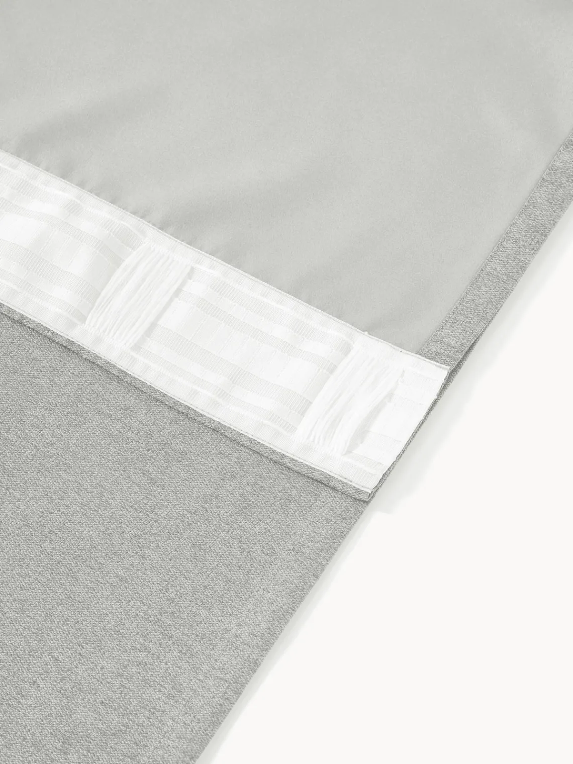 Cortinas opacas con multibanda Asher, 2 uds. Cortinas Y Visillos|Mantas