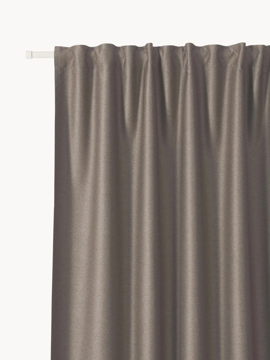 Cortinas Y Visillos|Mantas>Westwing Collection Cortinas opacas con multibanda Asher, 2 uds. Taupe