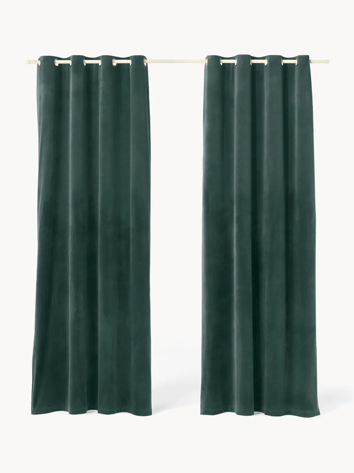 Best Cortinas oscurecedoras de terciopelo con ojales Rush, 2 uds. Cortinas Y Visillos|Mantas