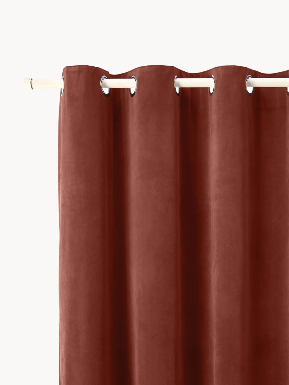 Sale Cortinas oscurecedoras de terciopelo con ojales Rush, 2 uds. Cortinas Y Visillos|Mantas