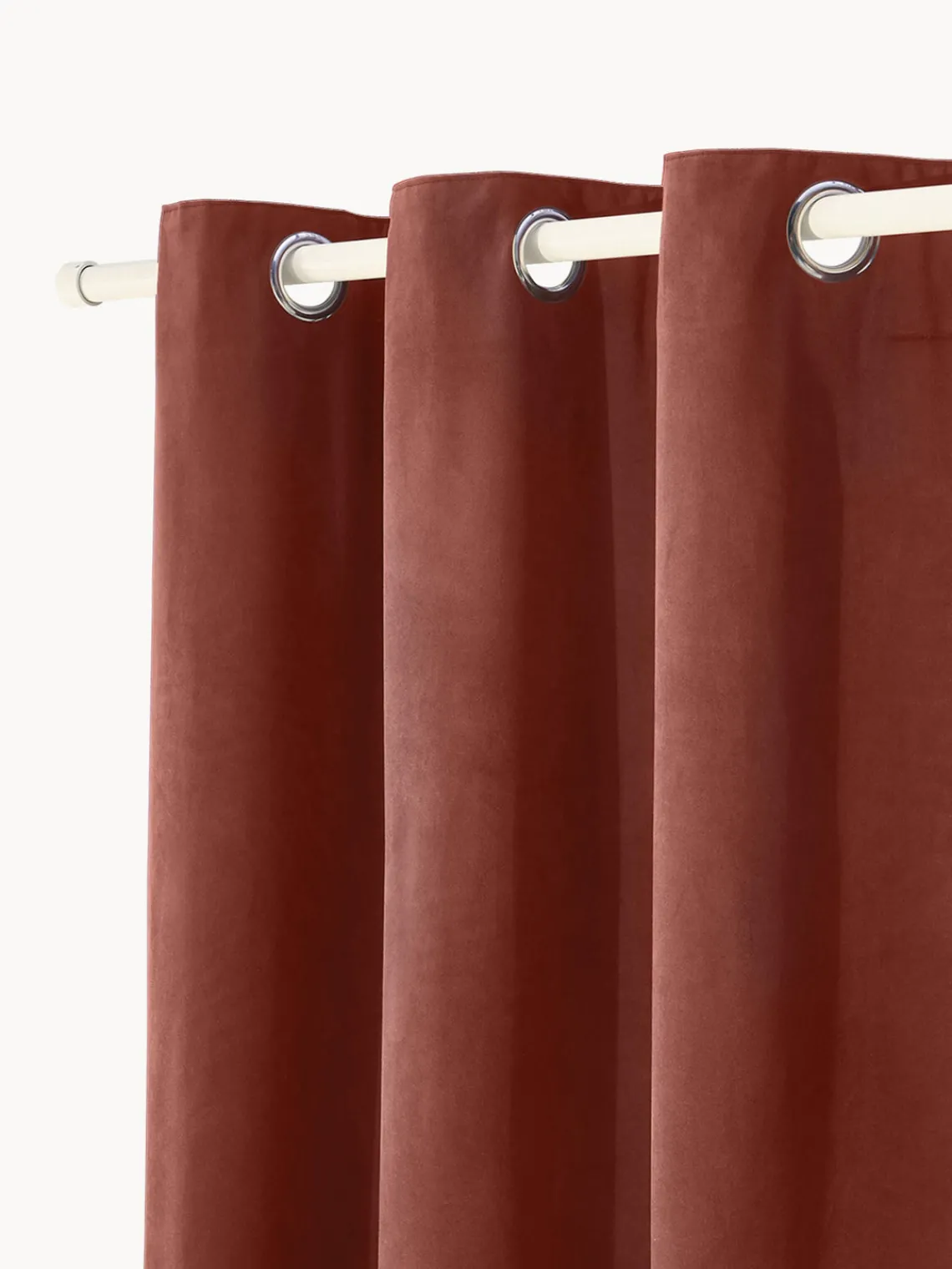 Sale Cortinas oscurecedoras de terciopelo con ojales Rush, 2 uds. Cortinas Y Visillos|Mantas