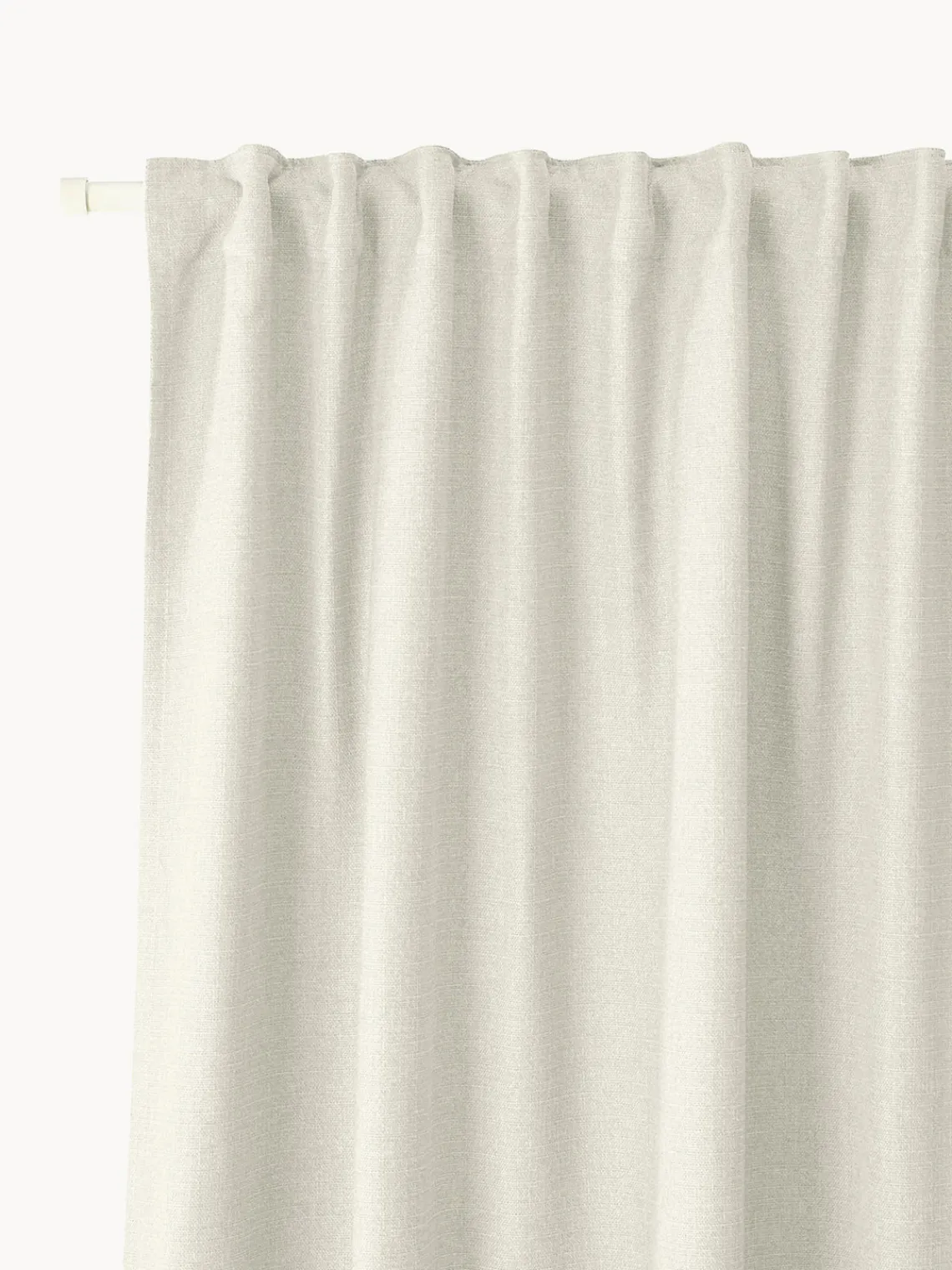 Cortinas Y Visillos|Mantas>Westwing Collection Cortinas semiopacas con multibanda Jensen, 2 uds. Beige claro