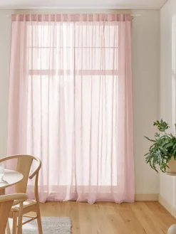 Online Cortinas semitransparente con cinta de lazo Gardine Ibiza, 2 uds. Cortinas Y Visillos|Mantas