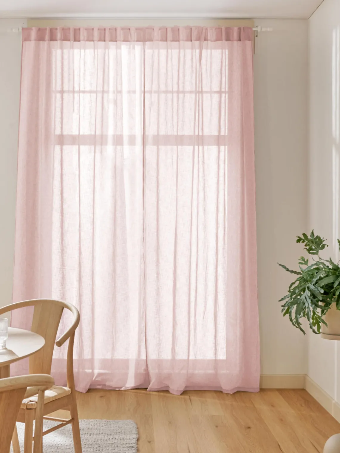 Online Cortinas semitransparente con cinta de lazo Gardine Ibiza, 2 uds. Cortinas Y Visillos|Mantas