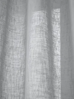 Cortinas Y Visillos|Mantas></noscript>Westwing Collection Cortinas semitransparente con cinta de lazo Gardine Ibiza, 2 uds. Gris