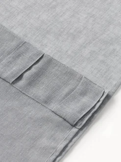 Cortinas Y Visillos|Mantas></noscript>Westwing Collection Cortinas semitransparente con cinta de lazo Gardine Ibiza, 2 uds. Gris