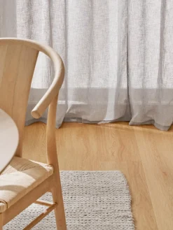 Cortinas Y Visillos|Mantas></noscript>Westwing Collection Cortinas semitransparente con cinta de lazo Gardine Ibiza, 2 uds. Gris