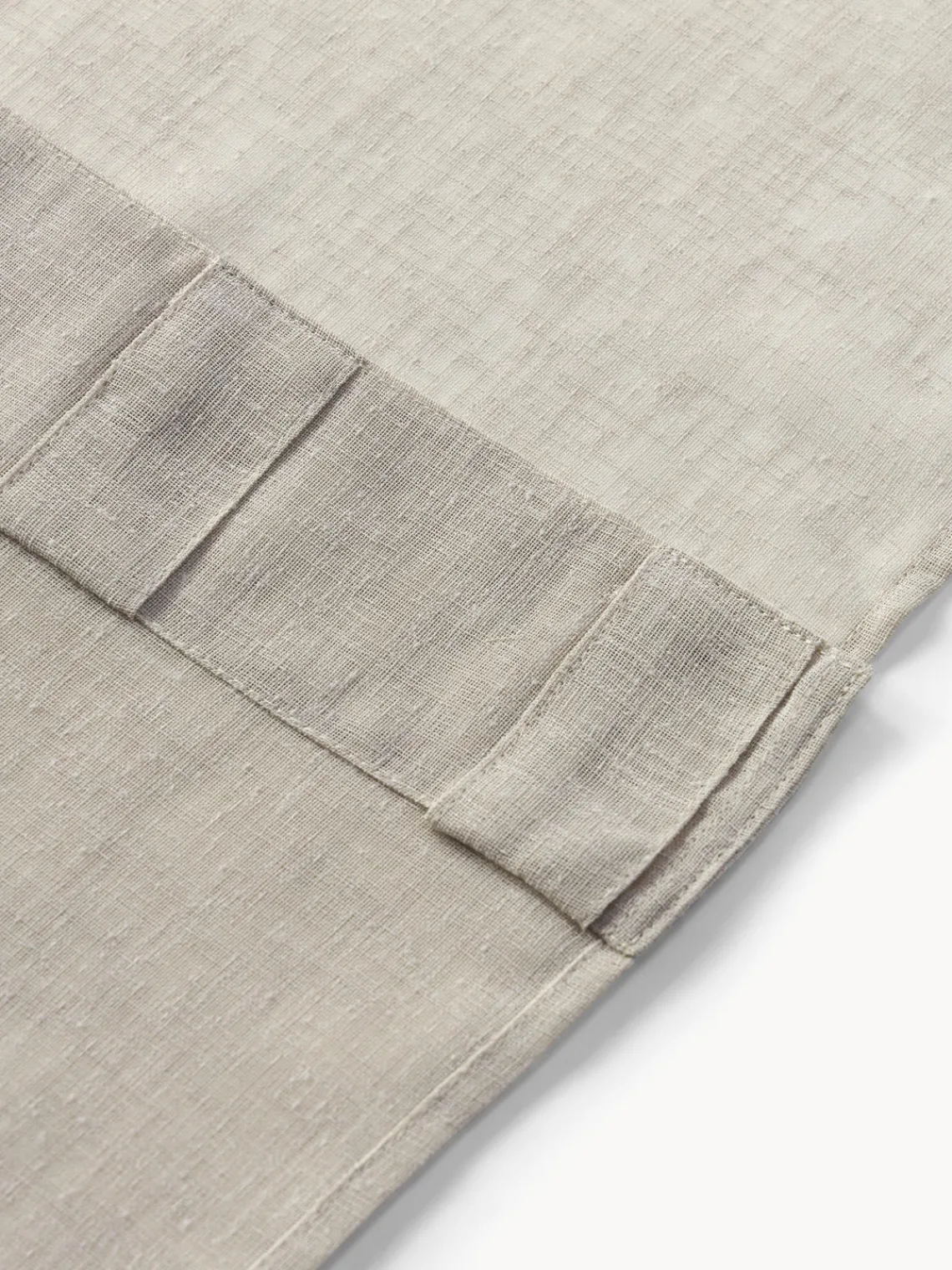 New Cortinas semitransparente con cinta de lazo Gardine Ibiza, 2 uds. Cortinas Y Visillos|Mantas