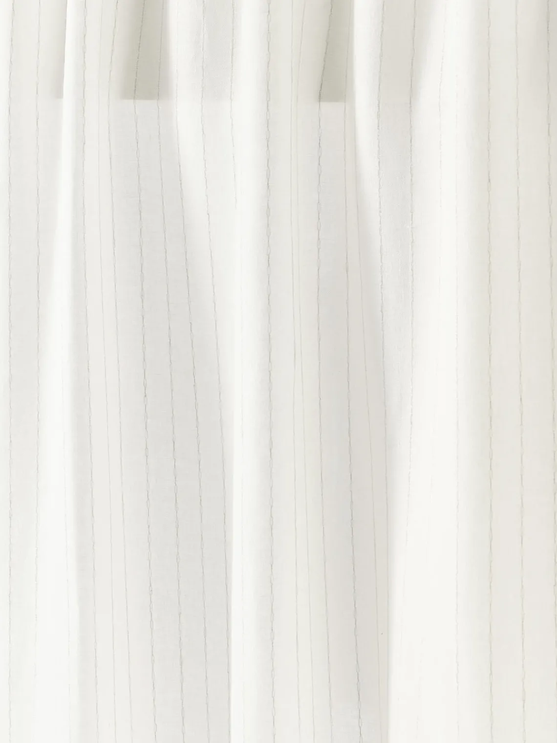 Cortinas Y Visillos|Mantas>Westwing Collection Cortinas semitransparente con cinta de lazo Birch, 2 uds. Blanco