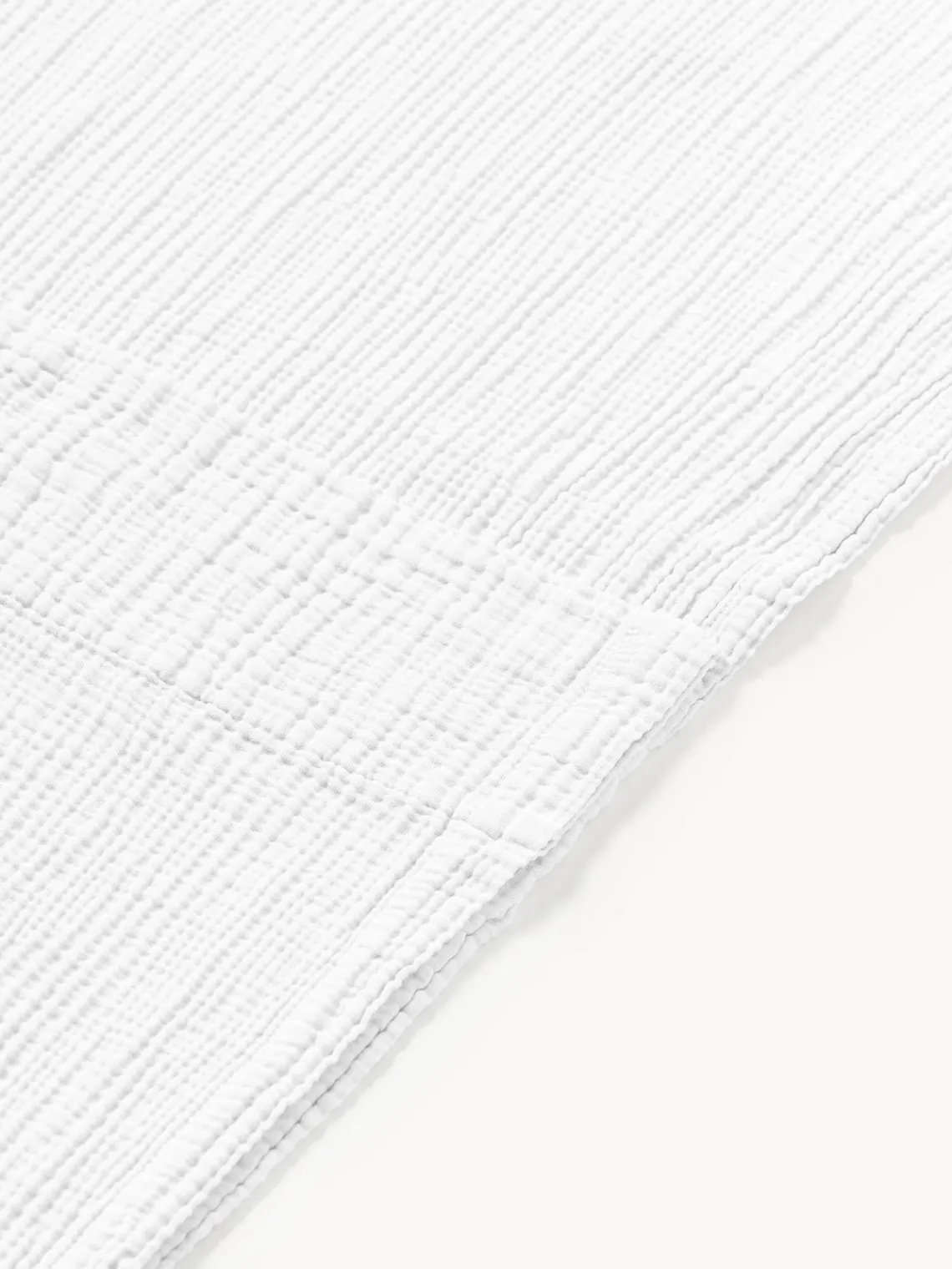 Cortinas Y Visillos|Mantas>Westwing Collection Cortinas semitransparente de muselina con dobladillo Malvina, 2 uds.